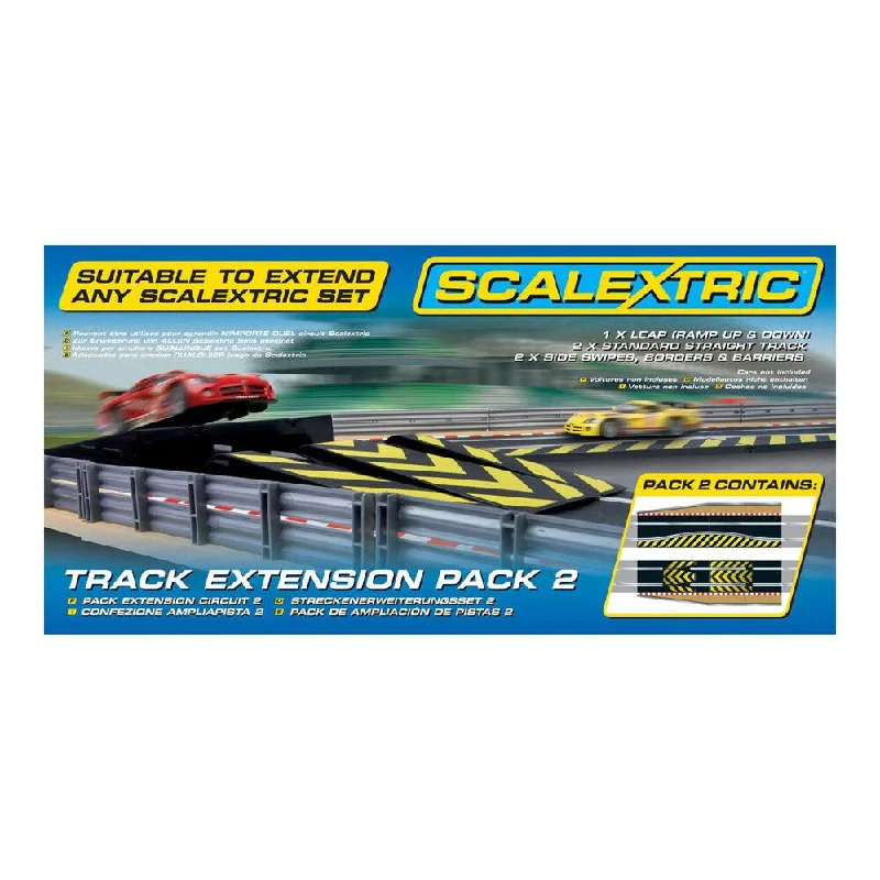 Slot Car Racing Set featuring Formula 1 Cars and a Multilane TrackTrack Extension Pack 2 New