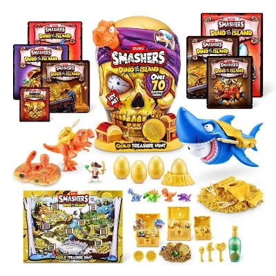 Anime Naruto Uzumaki Action Figure in Sage Mode with Multiple Hand SealsSmashers Dino Island Gold Treasure Hunt Mini Figure Set