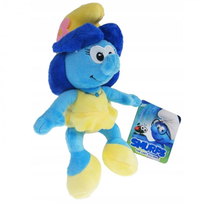 Harry Potter Harry Potter Action Figure with Hogwarts Robe and WandSoft Cuddly Toy Puppy The Smurfs The Blossom Smurfette - Blue