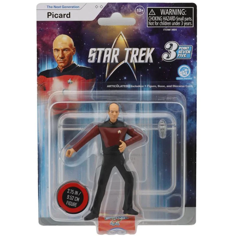 Stranger Things Eleven Action Figure with Psychic - Energy Effect and Demogorgon TargetSuper Impulse Star Trek Next Generation Picard 3.75 Inch Action Figure