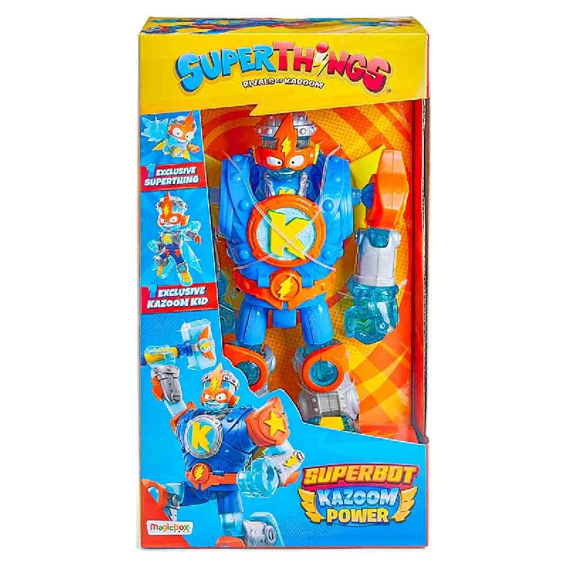 Pokémon Pikachu Action Figure with Electric - Charge LED and Poké BallSuperThings Rivals of Kaboom: Superbot Kazoom Power Figure