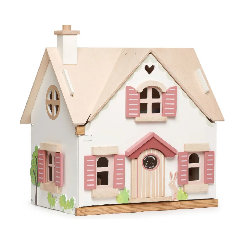 Traditional Wooden Yo - Yo with String and a Smooth Spinning Axle for Retro FunCottontail Cottage Wooden Dollhouse