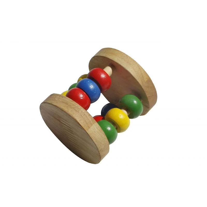 Eco - Friendly Wooden Building Blocks Set with Magnetic Connectors for Creative ConstructionWooden Rattle