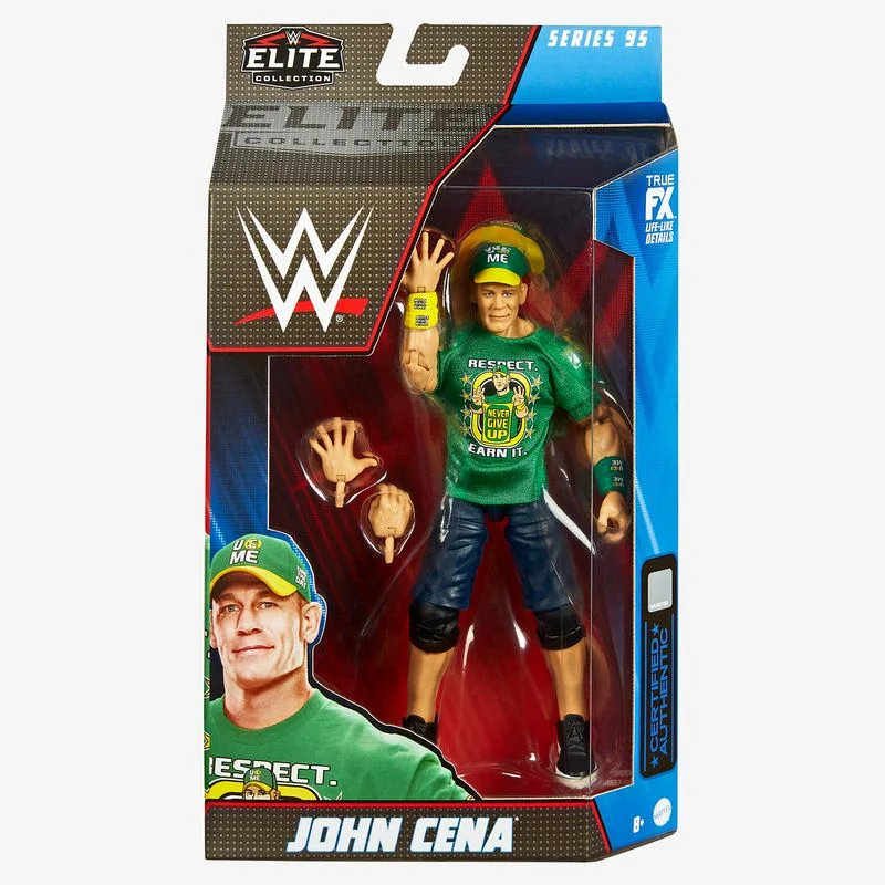 Barbie Fashionista Action Figure with Trendy Streetwear and AccessoriesWWE Elite Collection Action Figure Series 95 - John Cena