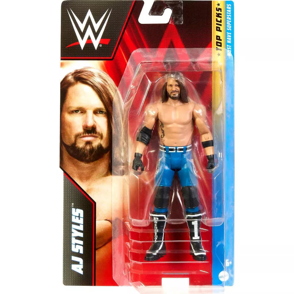 Marvel Avengers Iron Man Action Figure with Light - up Repulsors and Sound EffectsWWE Top Picks Figure Aj Styles