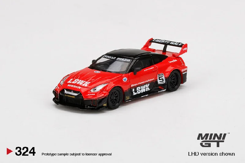 1/64 MINI GT LB-Silhouette WORKS GT NISSAN 35GT-RR Ver.1 Red/Black