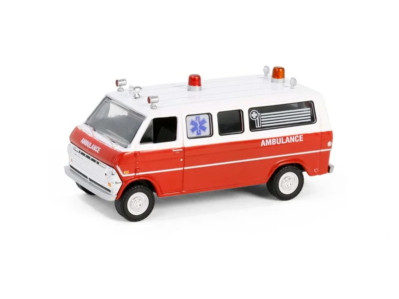 Kids' Plastic Pedal - Powered Tricycle with a Storage Basket and Safety Features1970 Ford Club Wagon Ambulance - Airplane! (Hollywood Series 42) Diecast 1:64 Scale Model - Greenlight 62030B