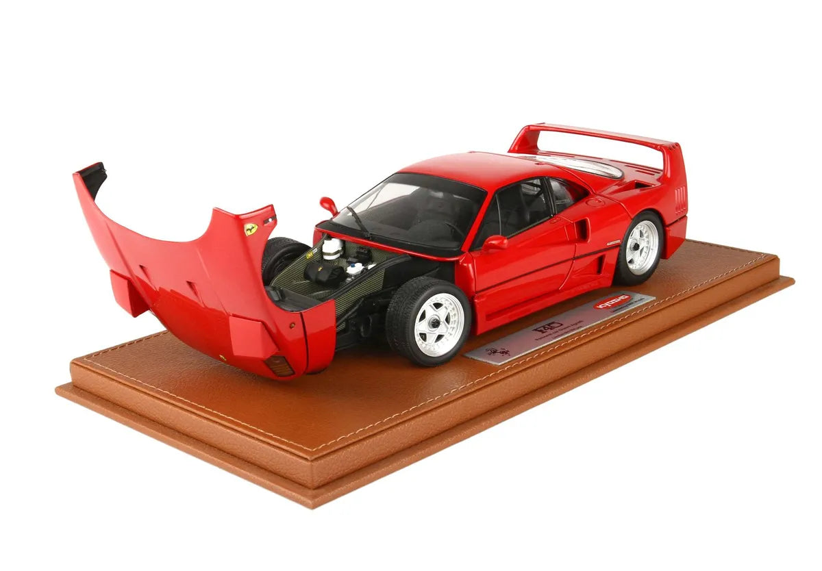 Sustainable Solid Wood Pirate Ship Models Toys for Adventure - Seeking BoysBBR Models 1:18 Ferrari F40 Gianni Agnelli Personal Car in Rossa Corsa