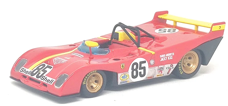 1:24 Scale Die - Cast Model of a Lamborghini Aventador SVJ with Realistic DetailsBburago Ferrari 312P 6th Watkins Glen 1972 by J Lckx/ M Andretti 1/43