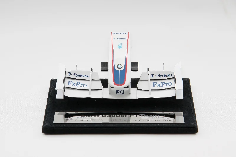 Hand - Carved Solid Wood Ship Models Toys for Maritime EnthusiastsBMW Sauber F1.09 (2009) Nosecone