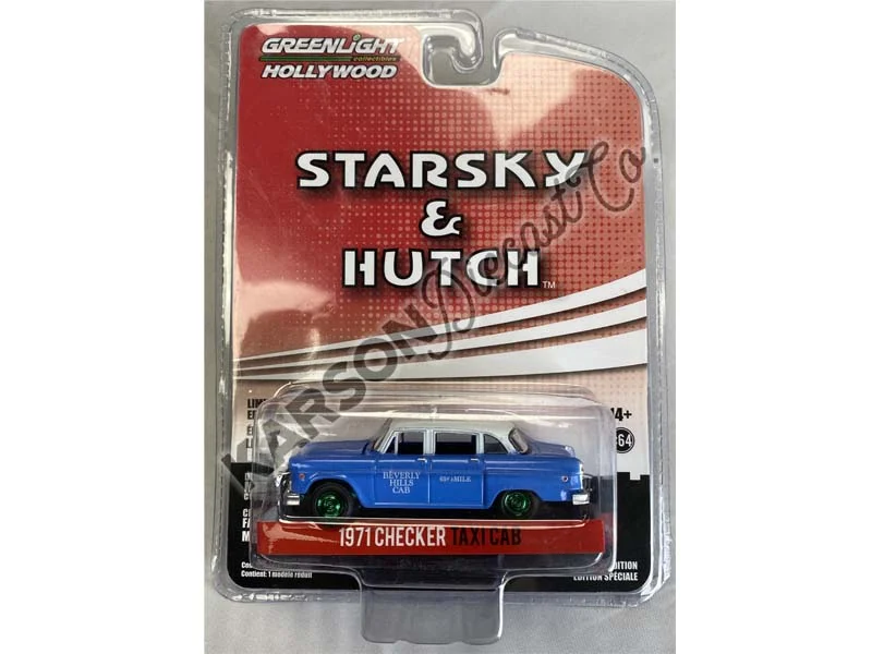 RC Monster Truck with Large - Scale Tires and a High - Torque Motor for Extreme ManeuversCHASE 1971 Checker Taxi - Beverly Hills Cab Starsky and Hutch (Hollywood) Special Edition Series 2 Diecast 1:64 Scale Model - Greenlight 44955C