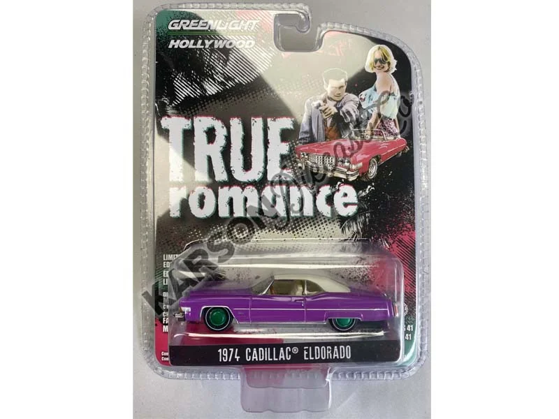 Model Kit of a 1957 Ford Thunderbird for Hobbyists to Assemble and CustomizeCHASE 1974 Cadillac Eldorado Convertible - True Romance (Hollywood Series 41) Diecast 1:64 Scale Model - Greenlight 62020B