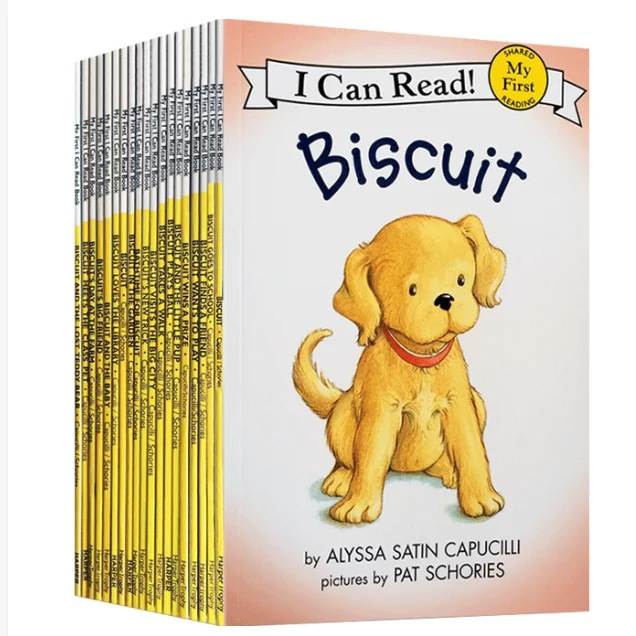 Natural Wood Educational Toys with a Construction and Engineering Play SetClearance - 24 Books/set Biscuit Series - I can Read - My First Reading series by Alyssa Satin Capucilli