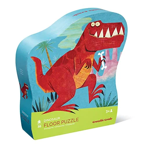 Solid Wood Educational Toys with a Math - Problem - Solving ChallengeDinosaur Floor Puzzle