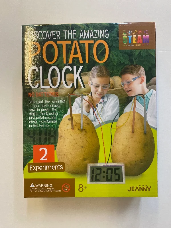 Natural Wood Early Learning Educational Toys for Toddlers' Cognitive DevelopmentDiscover the Amazing Potato Clock