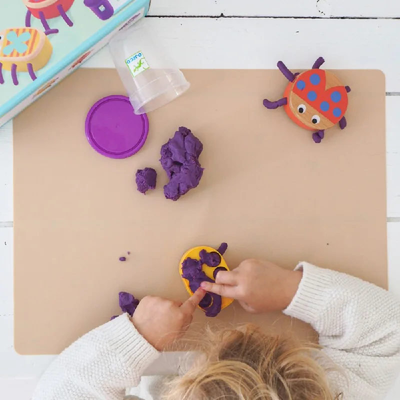 Eco - Friendly Wooden Educational Toys with a Gardening and Plant - Growing KitDjeco Myplastibugs Play Dough 18mths +