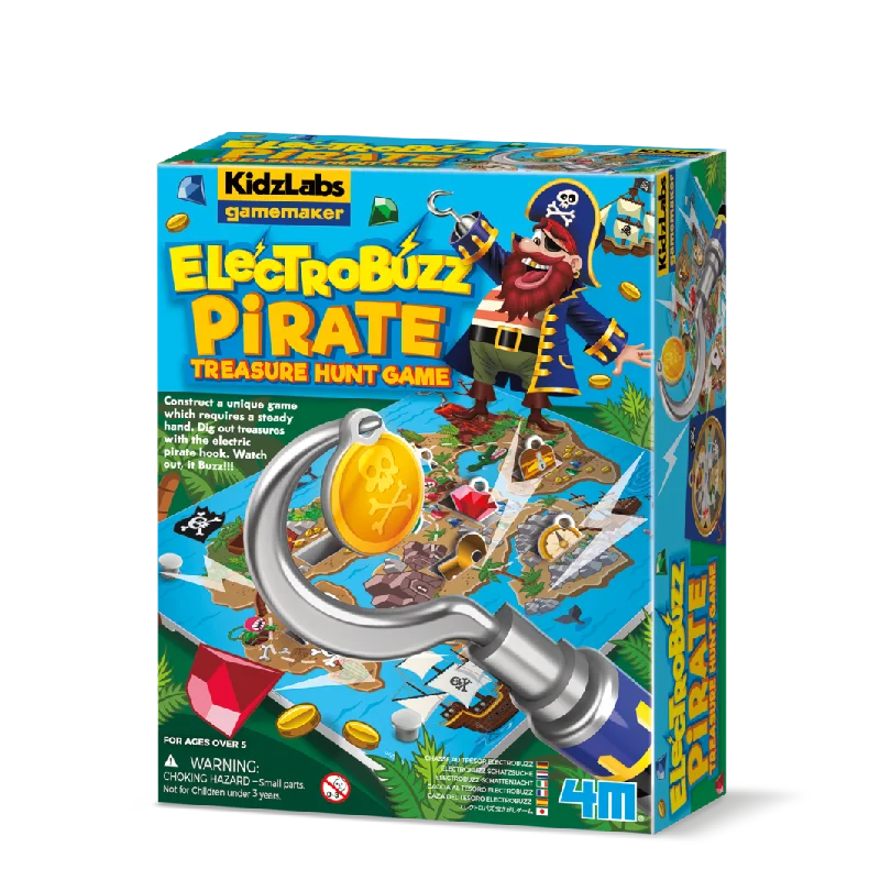 Eco - Friendly Wooden Educational Toys with a Gardening and Plant - Growing KitElectrobuzz Pirate Game