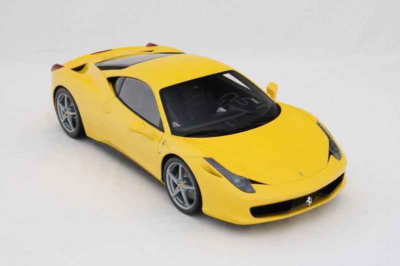 Hand - Painted Solid Wood Animal Models Toys for Nature - Loving ChildrenFerrari 458 Italia (2009)