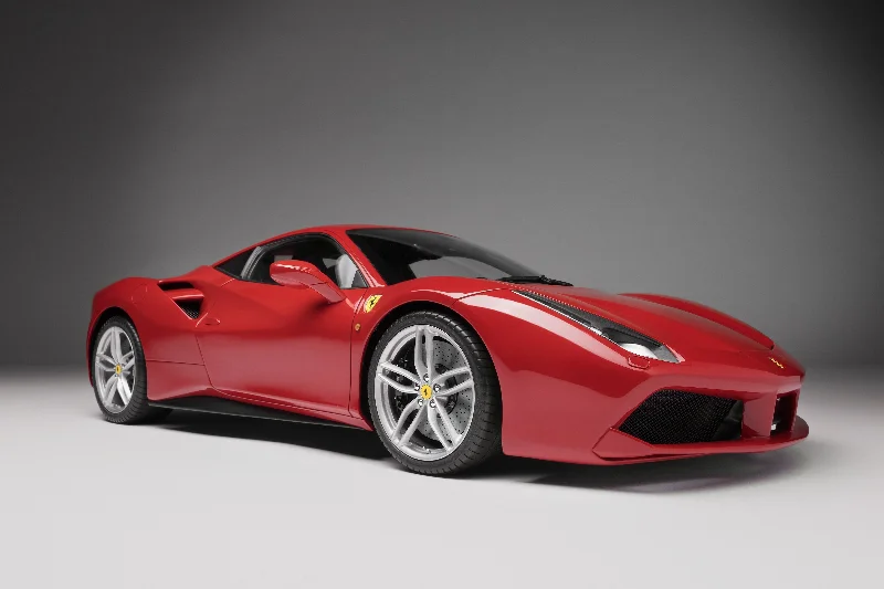 Hand - Sanded Solid Wood Fantasy Creature Models Toys for Imaginative PlayFerrari 488 GTB (2015)