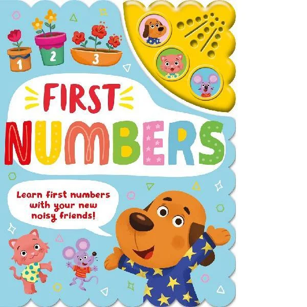 Natural Finish Wooden Educational Toys with a Music - Making Function for 3 - 5 Year OldsFirst Numbers Sound Book