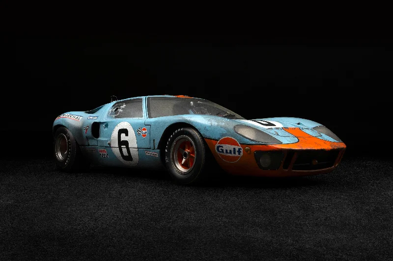 Natural Wood Castle Models Toys for Medieval - Themed PlayroomsFord GT40 - 1969 Le Mans Winner - Race Weathered