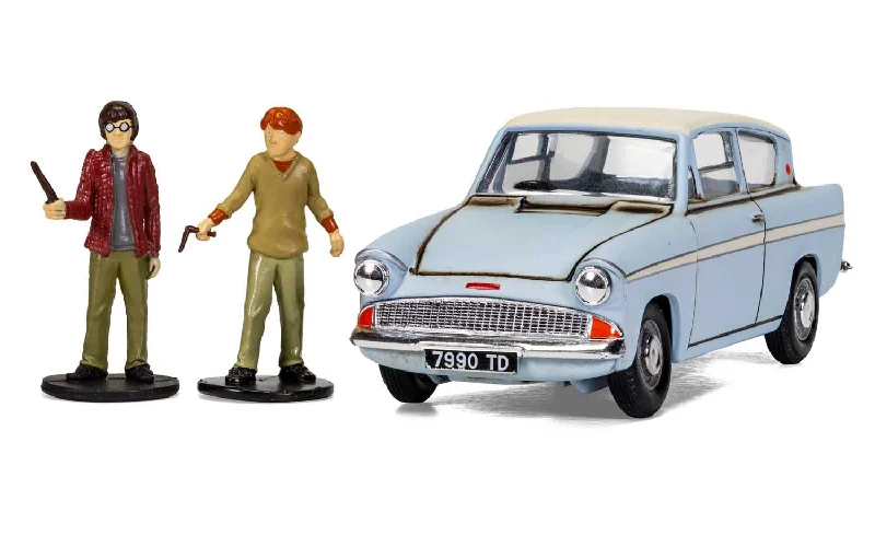 Model Kit of a Vintage Volkswagen Beetle for DIY CustomizationHarry Potter Flying Ford Anglia - With Two Figures