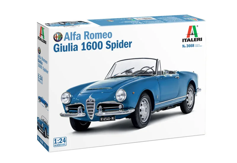 Slot Car Racing Set featuring Formula 1 Cars and a Multilane TrackItaleri 3668 1:24 Alfa Romeo Giulia 1600 Spider