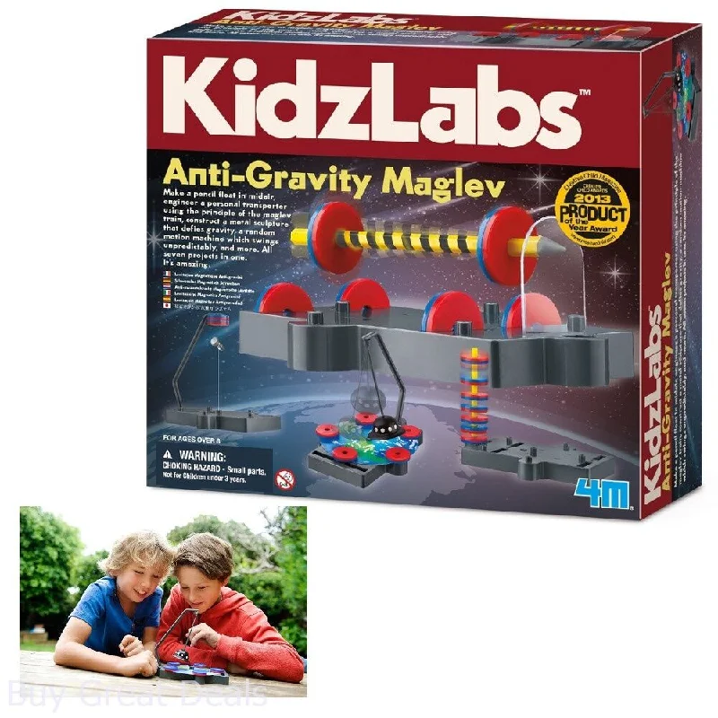 Solid Wood Educational Toys with a Coding and Logic - Building GameAnti-Gravity Mag-Lev