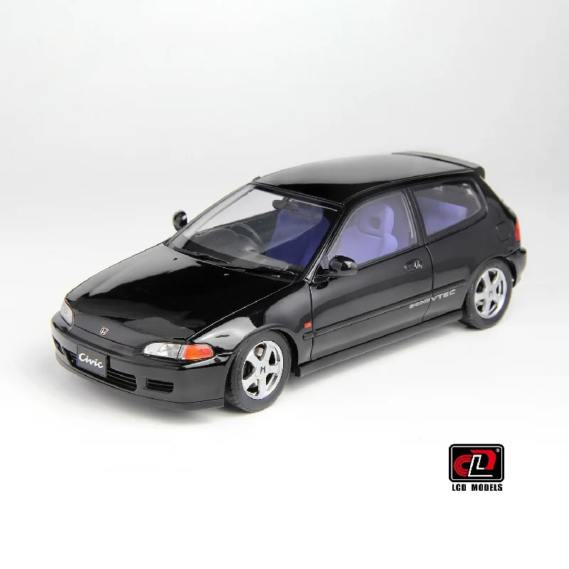 Sustainable Solid Wood Pirate Ship Models Toys for Adventure - Seeking BoysLCD Models 1:18 Honda Civic (EG6) SiR II in Black