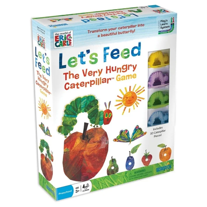 Eco - Friendly Wooden Educational Toys with a Gardening and Plant - Growing KitLet's Feed The Very Hungry Caterpillar Game