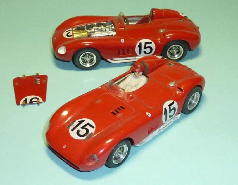 Solid Wood Puzzle Models Toys with a 3D Cityscape DesignMaserati 300S 1955 Le Mans with Engine Detail