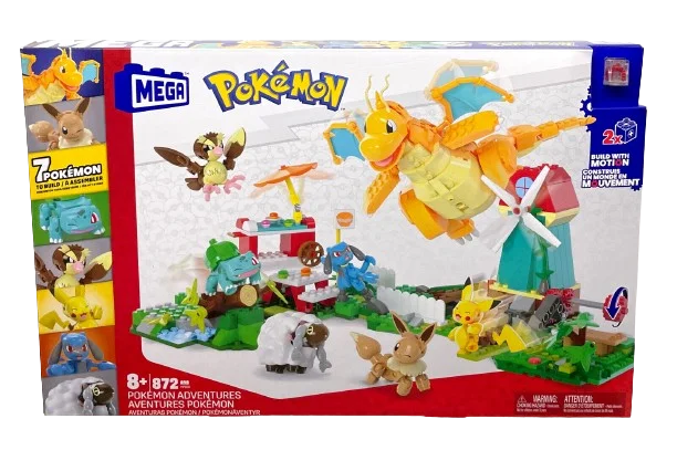 Natural Finish Wooden Educational Toys with a Music - Making Function for 3 - 5 Year OldsMEGA Construx Pokémon Adventures Bundle: Dragonite, Riolu, and 5 More