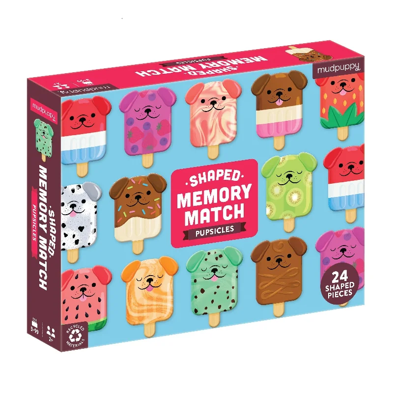 High - Quality Solid Wood Educational Toys for Developing Fine Motor Skills in KidsMemory Match Pupsicles