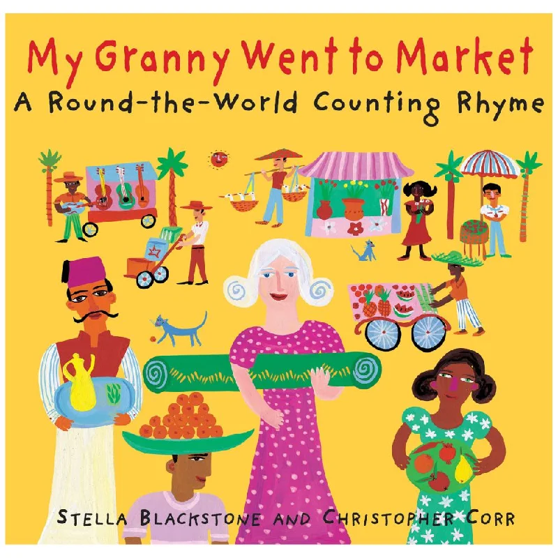 Hand - Sanded Wooden Educational Toys for Safe Exploration by PreschoolersMy Granny went to Market - A Round-the-World Counting Rhyme