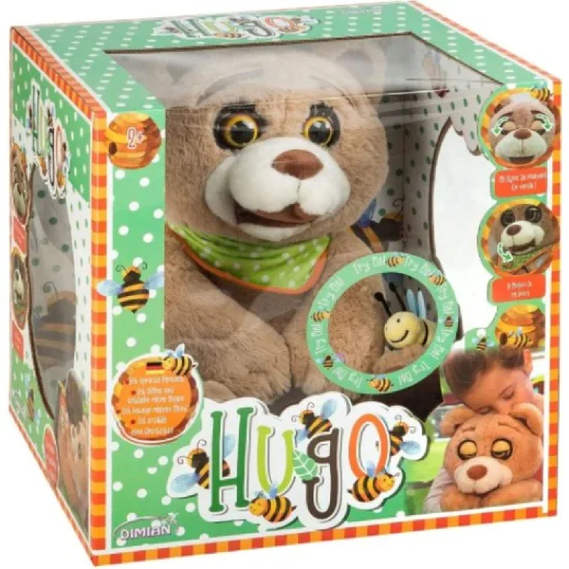 High - Grade Solid Wood Educational Toys for Improving Hand - Eye CoordinationPlush Hugo with Moving Eyes & Mouth Three Fairy Tales In English