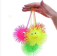 Eco - Friendly Wooden Educational Toys with a Gardening and Plant - Growing KitPuffer Ball on String