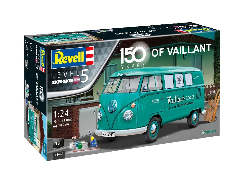 Radio - Controlled Drift Car with Adjustable Suspension and High - Grip TiresRevell 05648 1:24 Gift Set VW T1 Bus '150th Vaillant Anniversary'