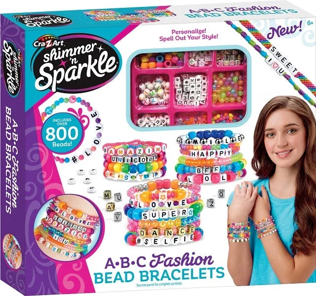 Solid Wood Educational Toys with a Coding and Logic - Building GameShimmer and Sparkle Charm and Bead Bracelets NEW!