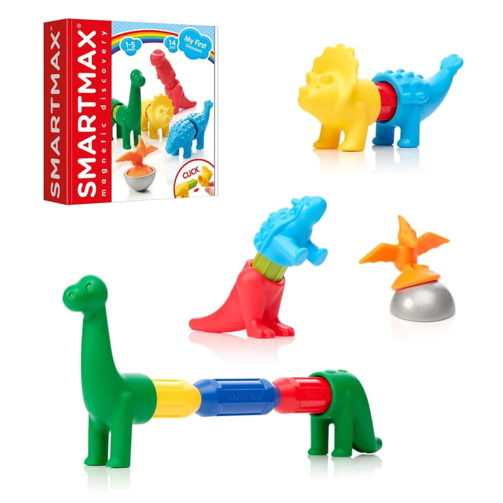 Solid Wood Educational Toys with a Math - Problem - Solving ChallengeSmartMax Magnets My First Dinosaurs