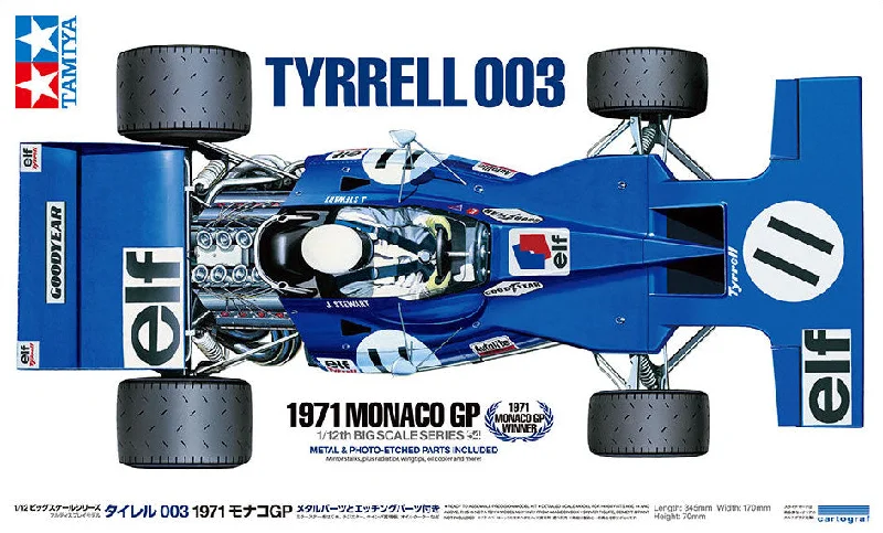 Kids' Plastic Pedal - Powered Tricycle with a Storage Basket and Safety FeaturesTamiya 12054 1:12 Tyrrell 003 1971 Monaco GP