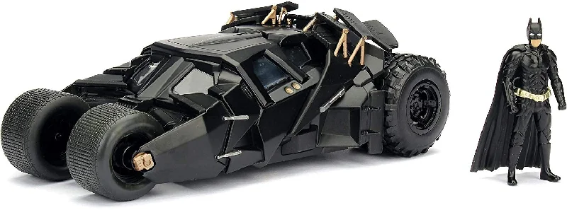 Die - Cast Model of a Military Jeep with Camouflage Paint and Weapon AccessoriesThe Dark Night Batmobile & Batman