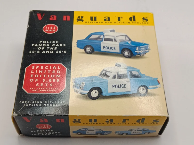 Kids' Plastic Pedal - Powered Tricycle with a Storage Basket and Safety FeaturesVanguards 'Panda Cars' Set Hillman Imp + Triumph