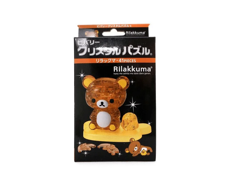 Puzzle - Challenge - Card - Attached Wooden Puzzles with a Sports Theme for Competitive PlayersRilakkuma 41-Piece Crystal Puzzle