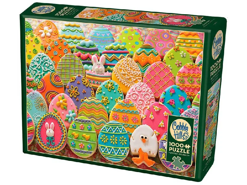 Hand - Carved Wooden Puzzles of Mythical Creatures for Fantasy FansCobble Hill <br> Easter Eggs <br> 1000 Piece Puzzle