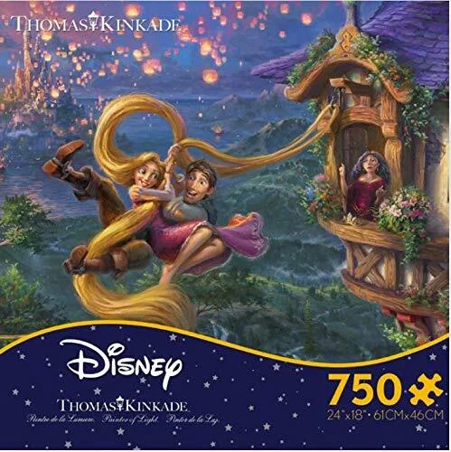 Antique - Style Wooden Puzzles of Classic Cars for Vintage EnthusiastsThomas Kinkade Disney Dreams <br> 750 Piece Puzzle <br> Tangled