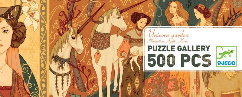 Braille - Labeled Wooden Puzzles for Visually Impaired IndividualsDjeco Unicorn Puzzle  500 Pieces