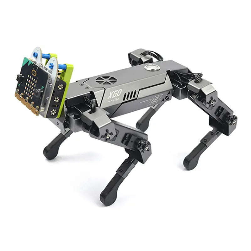 Remote - Controlled Wooden Robots with Light - Up Features for Indoor EntertainmentELECFREAKS micro:bit XGO Quadruped Robot Kit (EU)