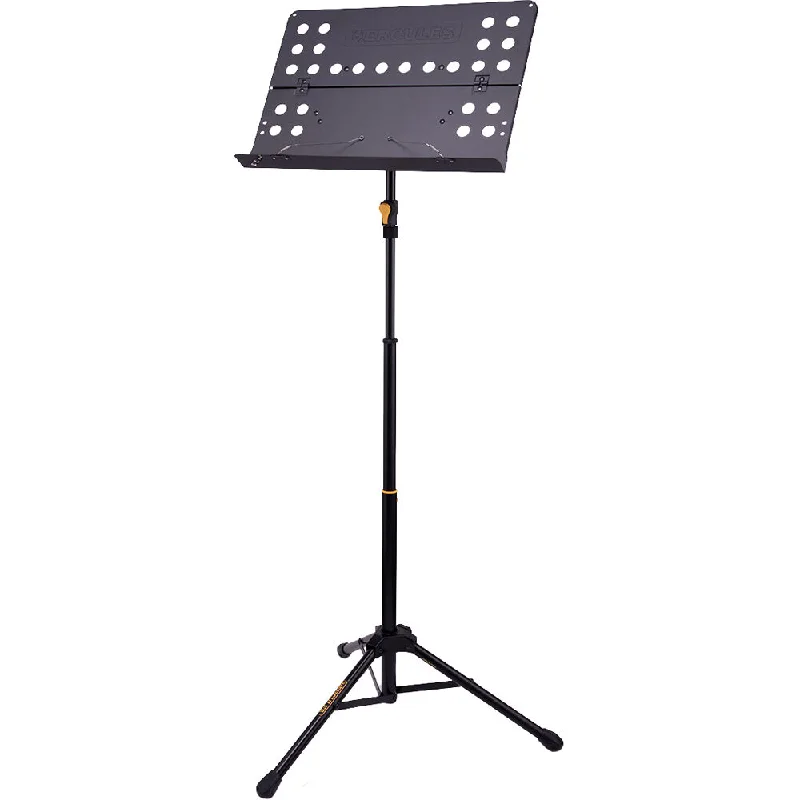 High - Quality Solid Wood Flutes for Intermediate Wind Instrument PlayersHERCULES Stands Orchestra Stand with Perforated Desk