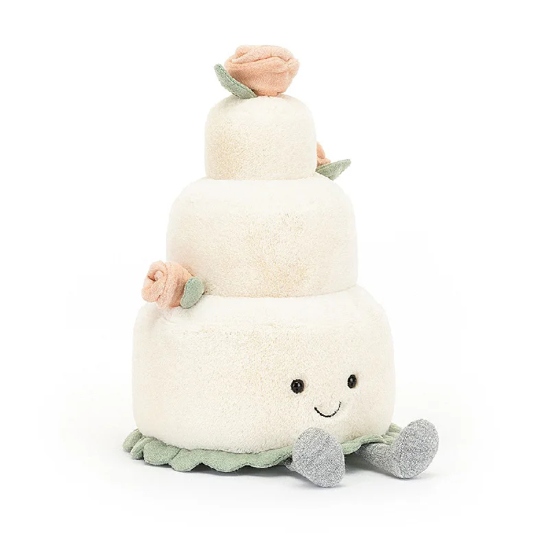 Plush Space - Themed Alien Toys with Glow - in - the - Dark Features for Star - GazersJellycat Amuseable Wedding Cake