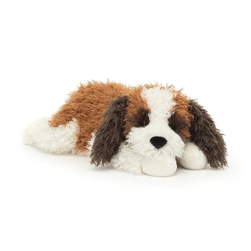 Giant Plush Teddy Bears with Soft Fur for Bedroom DecorationJellycat Floofie St Bernard